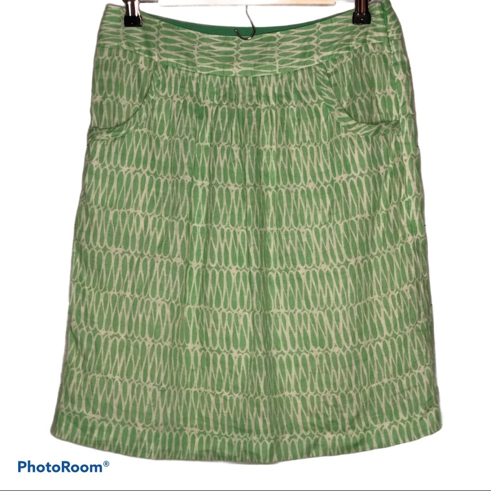 Boden Green Midi Skirt size 6R